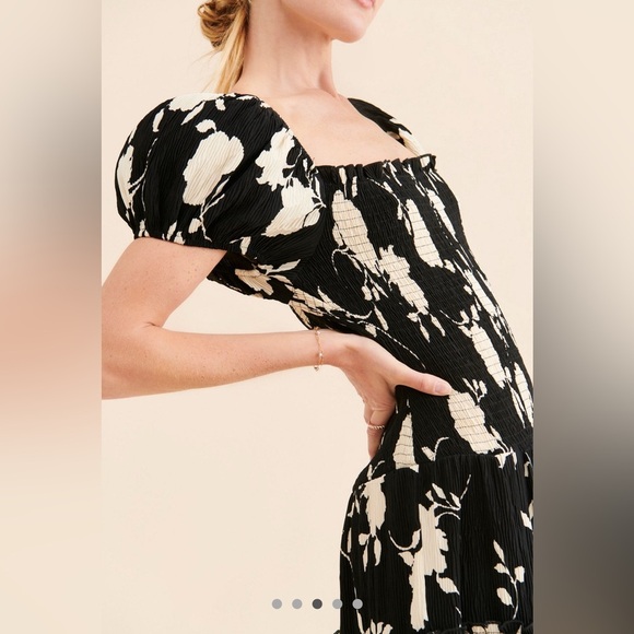 Muche et Muchette x Free People Sakura Hi-Low Ruffled Dress M / L - Picture 4 of 7